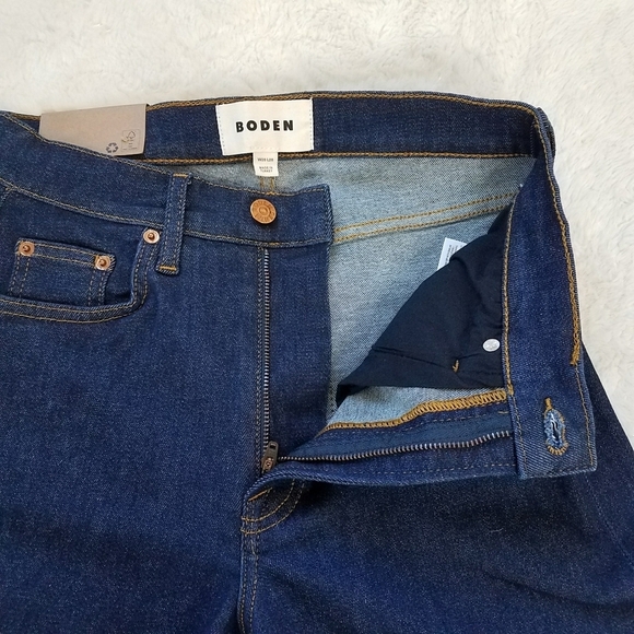 BODEN High Rise Wide Leg Jeans in Indigo - Picture 9 of 13